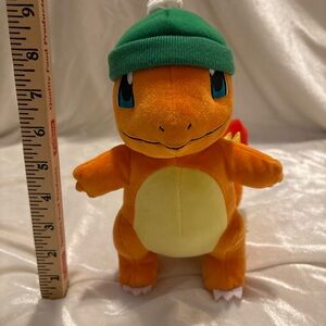 Pokemon Orange and Green Stuffed Charmander